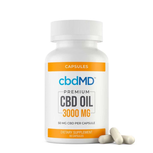 CBD Oil Capsules - 3000 mg - 60 Count