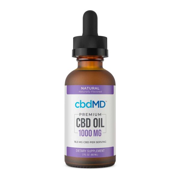 CBD Oil Tincture - Natural - 1000 mg - 60 mL