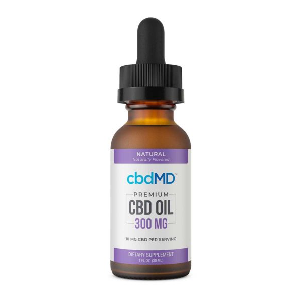 CBD Oil Tincture - Natural - 300 mg - 30 mL