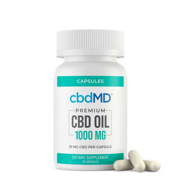 CBD Oil Capsules - 1000 mg - 30 Count