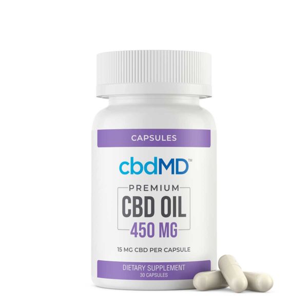 CBD Oil Capsules - 450 mg - 30 Count