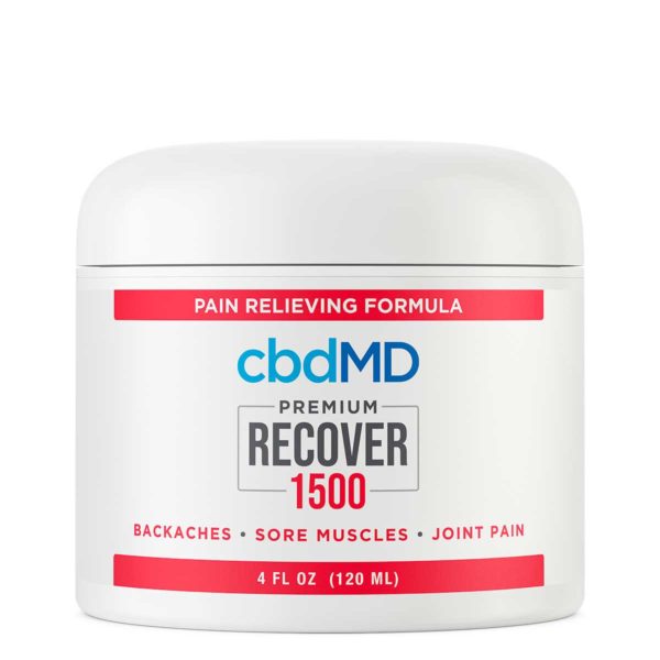 CBD Recover Tub or Squeeze - 1500 mg - 4oz